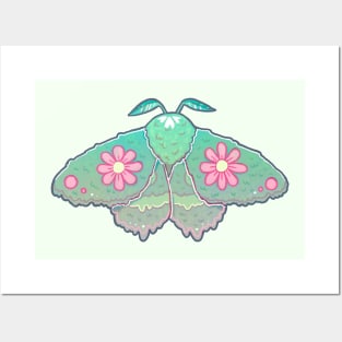 Moss Moth Posters and Art